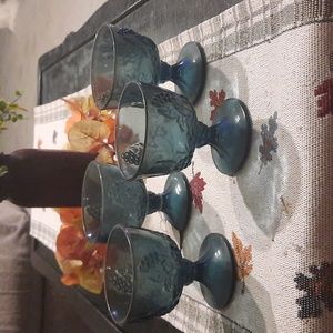 Vintage short goblet set of 4